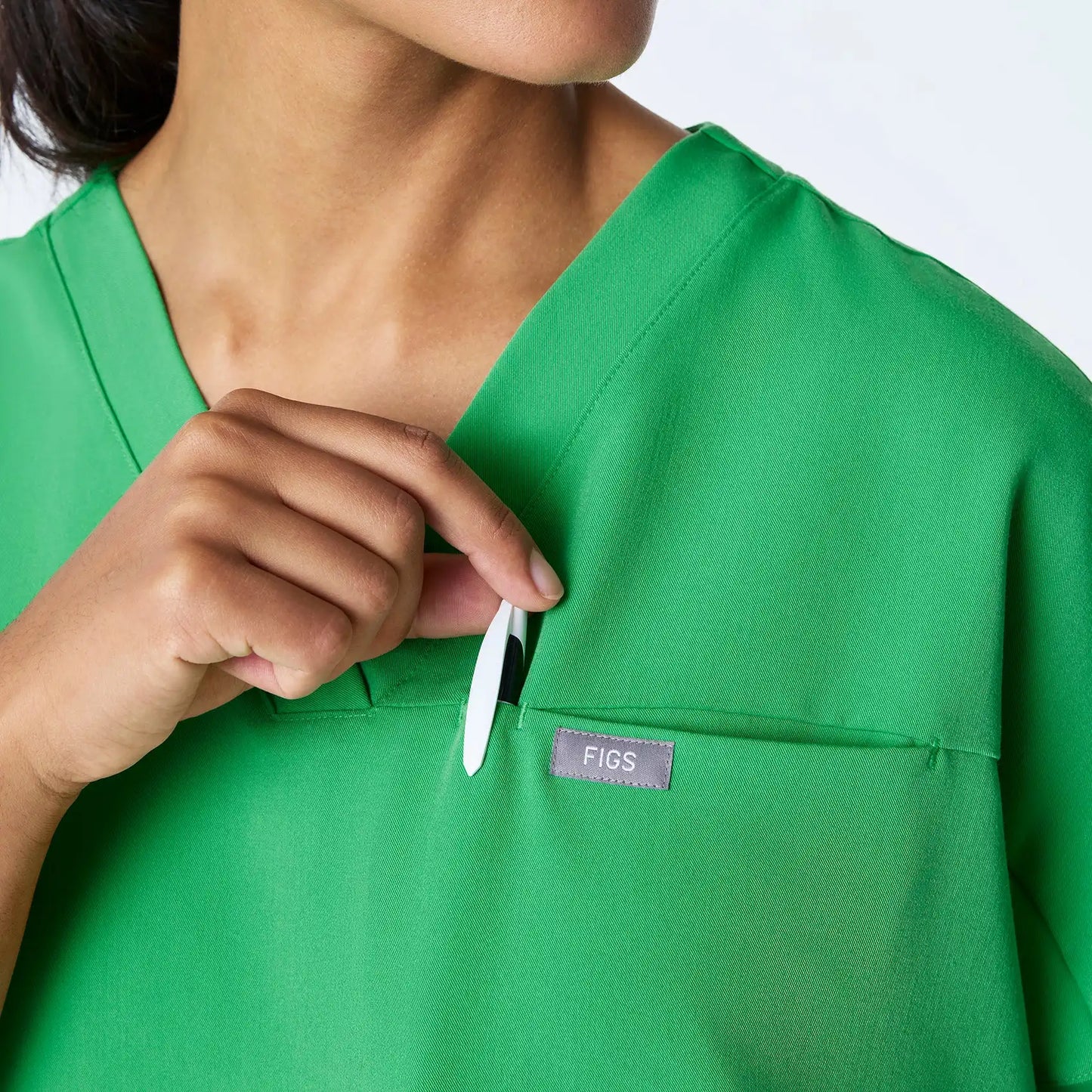 Carlota Relaxed V-Neck Scrub Top