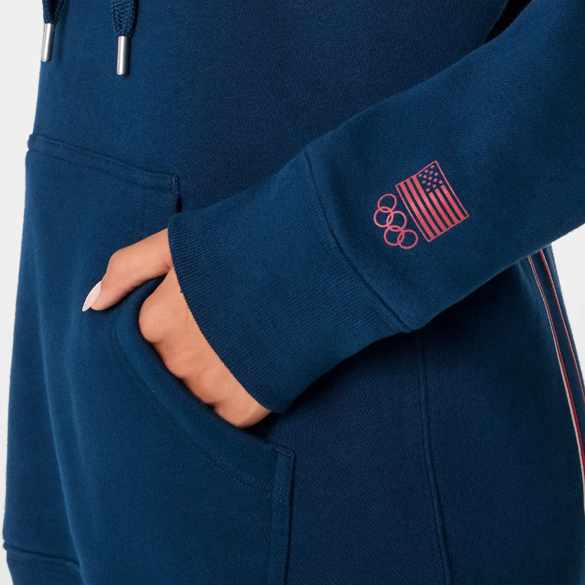 FIGS x Team USA Oversized Hoodie Sweatshirt