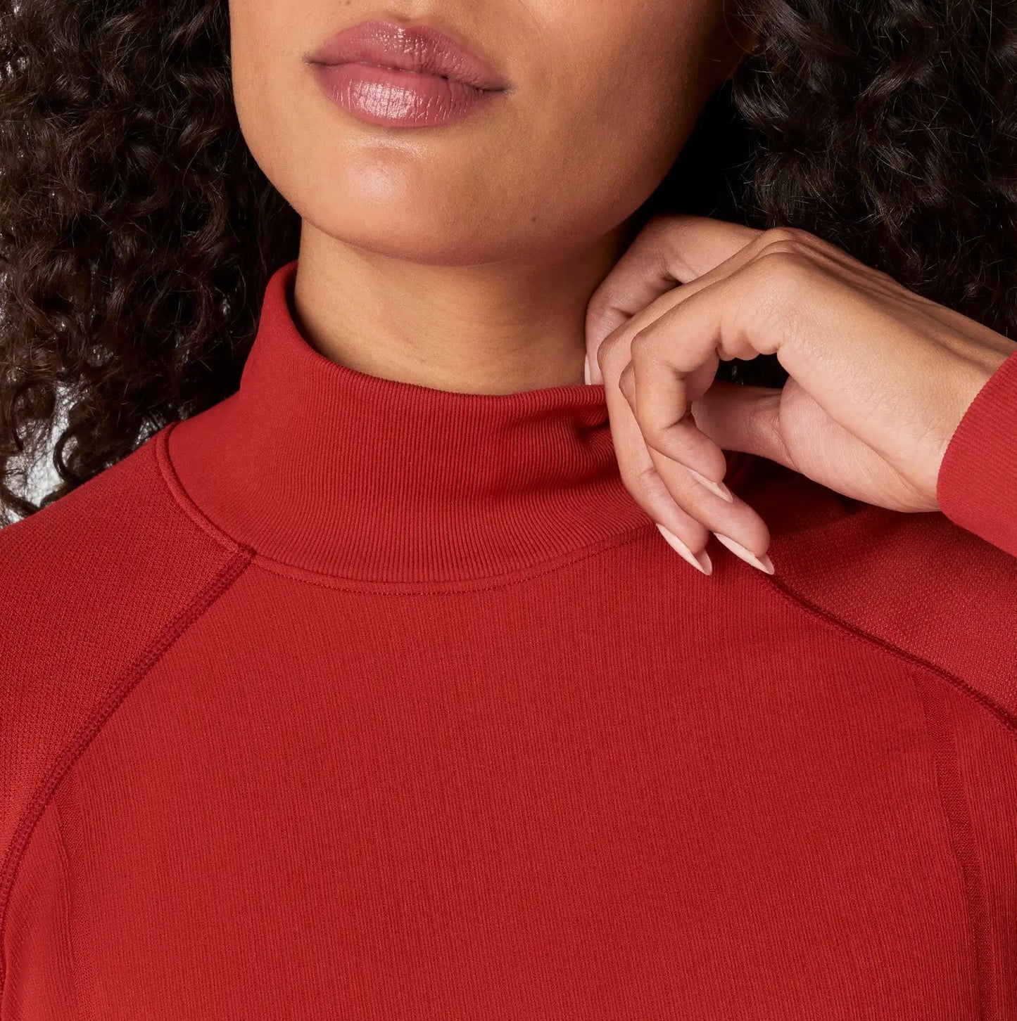 FIGS x Team USA Mock-Neck Long-Sleeve Underscrub
