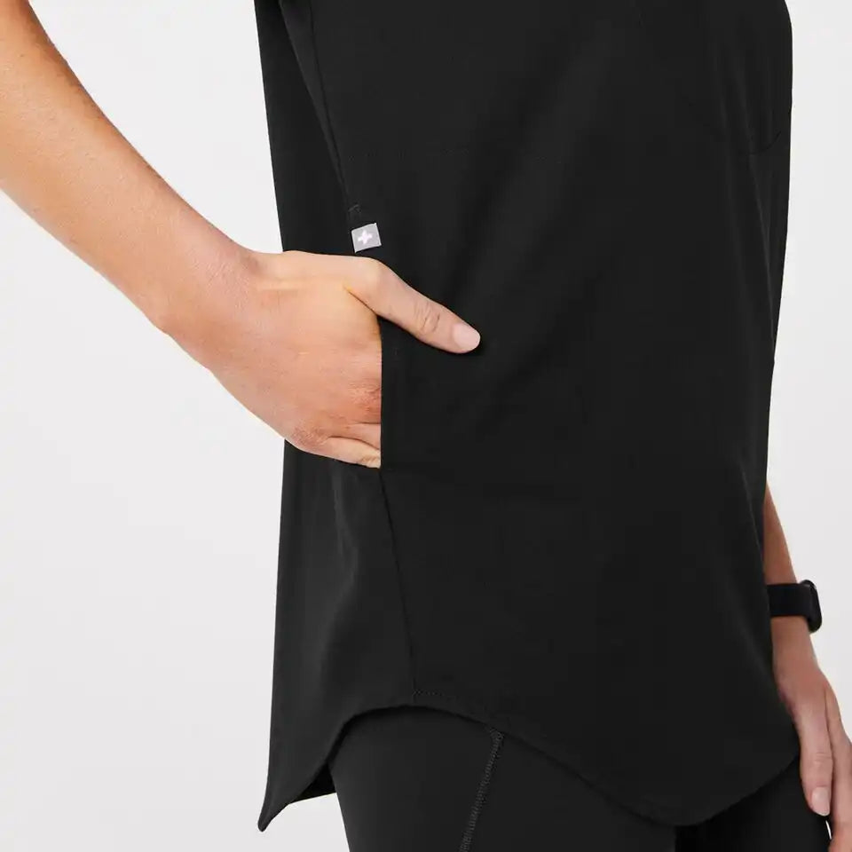 Halle V-Neck Tunic Scrub Top
