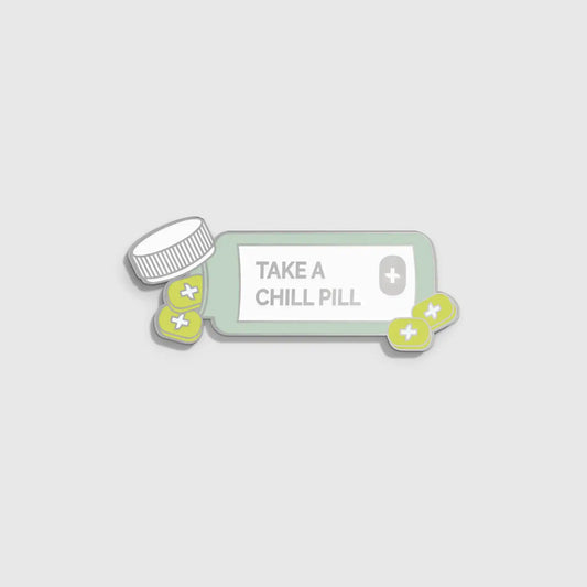 Chill Pill Enamel Pin