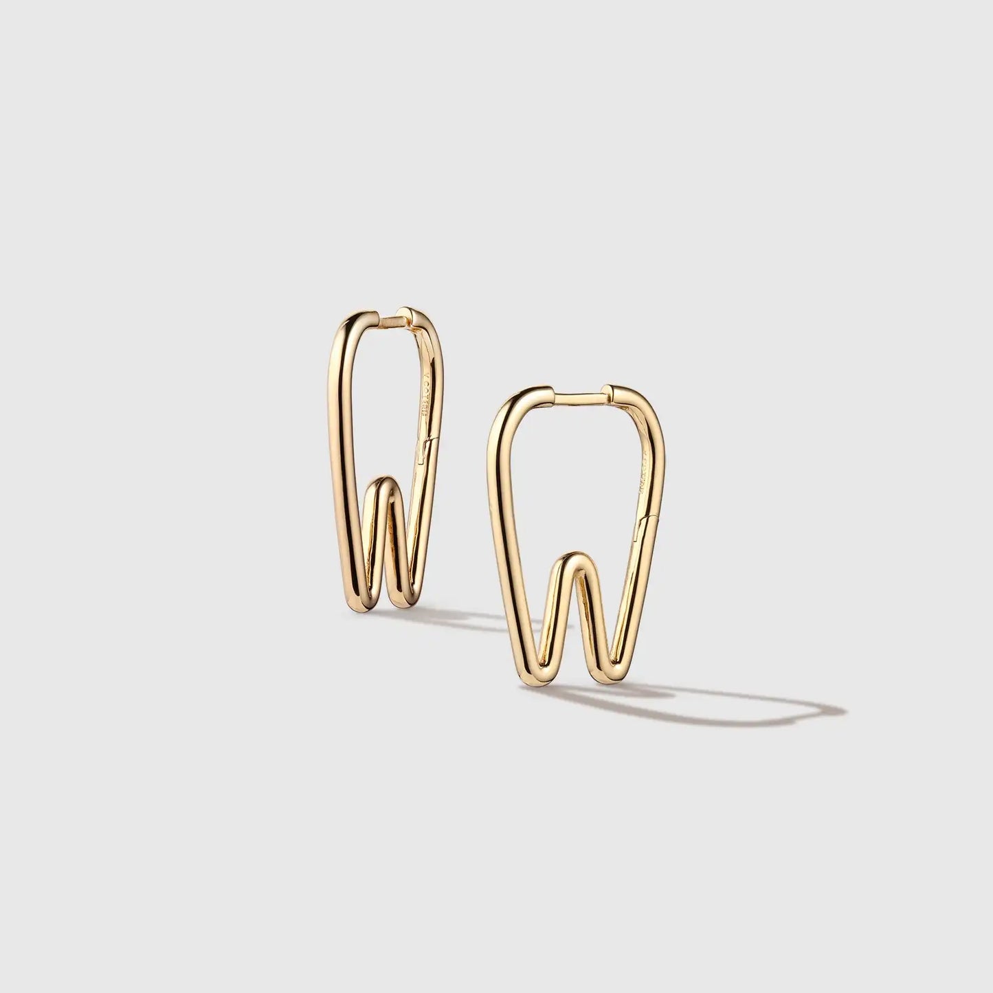 Tooth Hoop Earrings