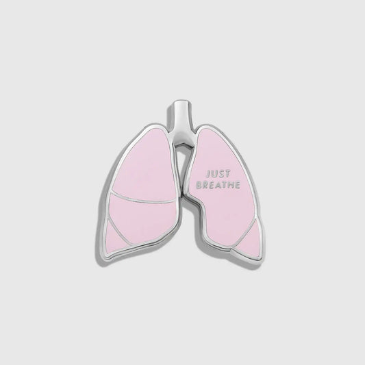 Just Breathe Enamel Pin