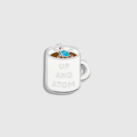 Up and Atom Coffee Mug Enamel Pin