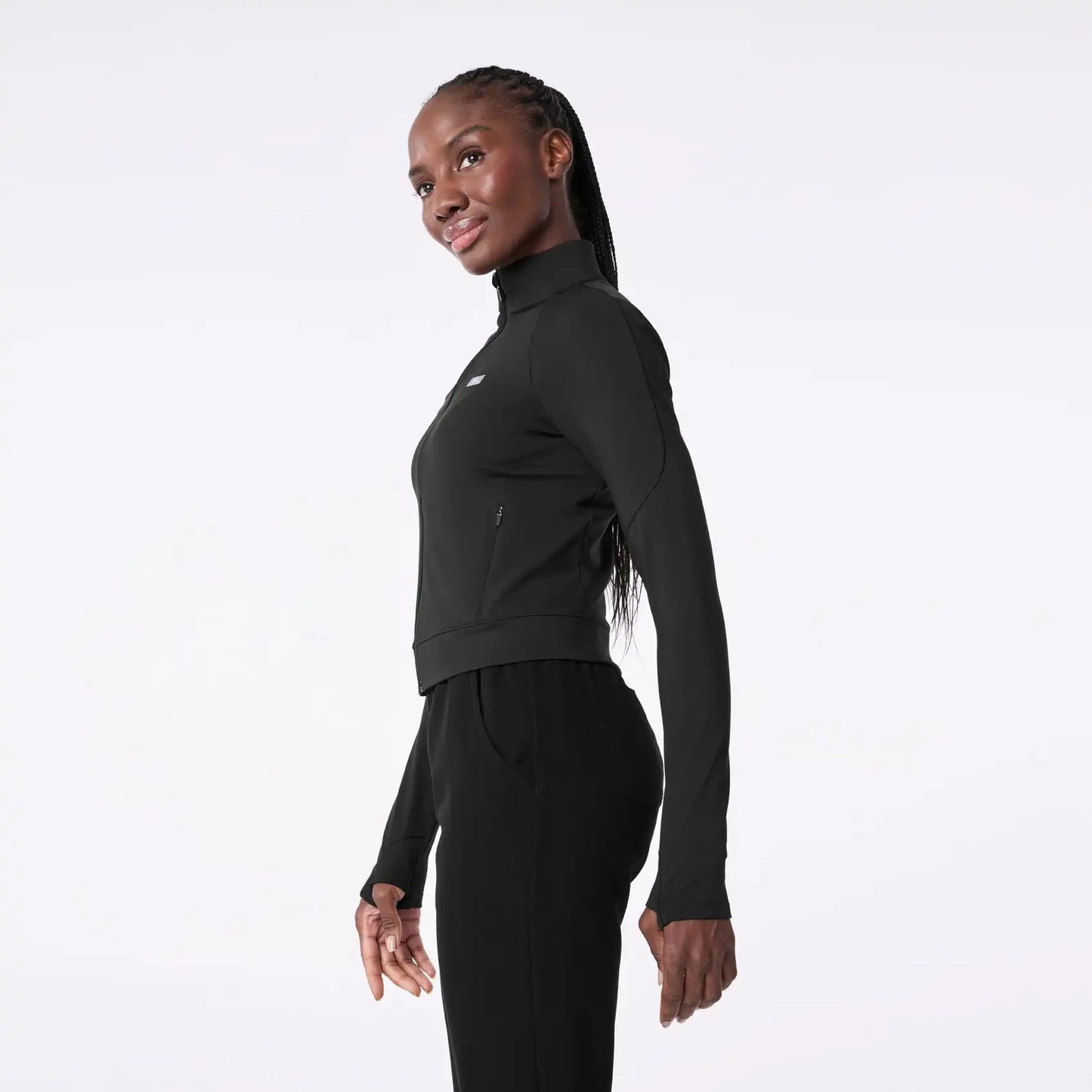 ContourKnit Cropped Scrub Jacket™