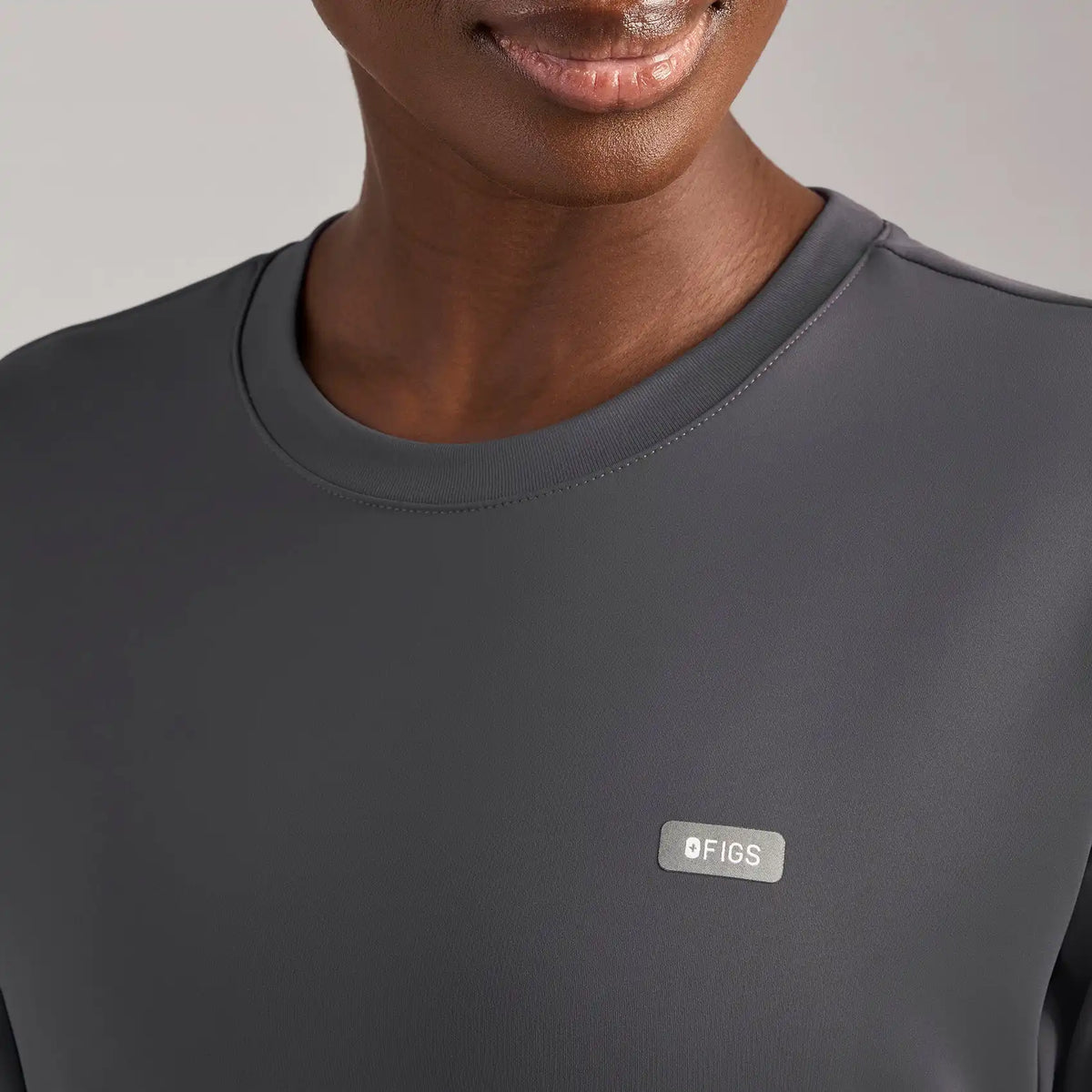 Cornelia Long-Sleeve Scrub Top