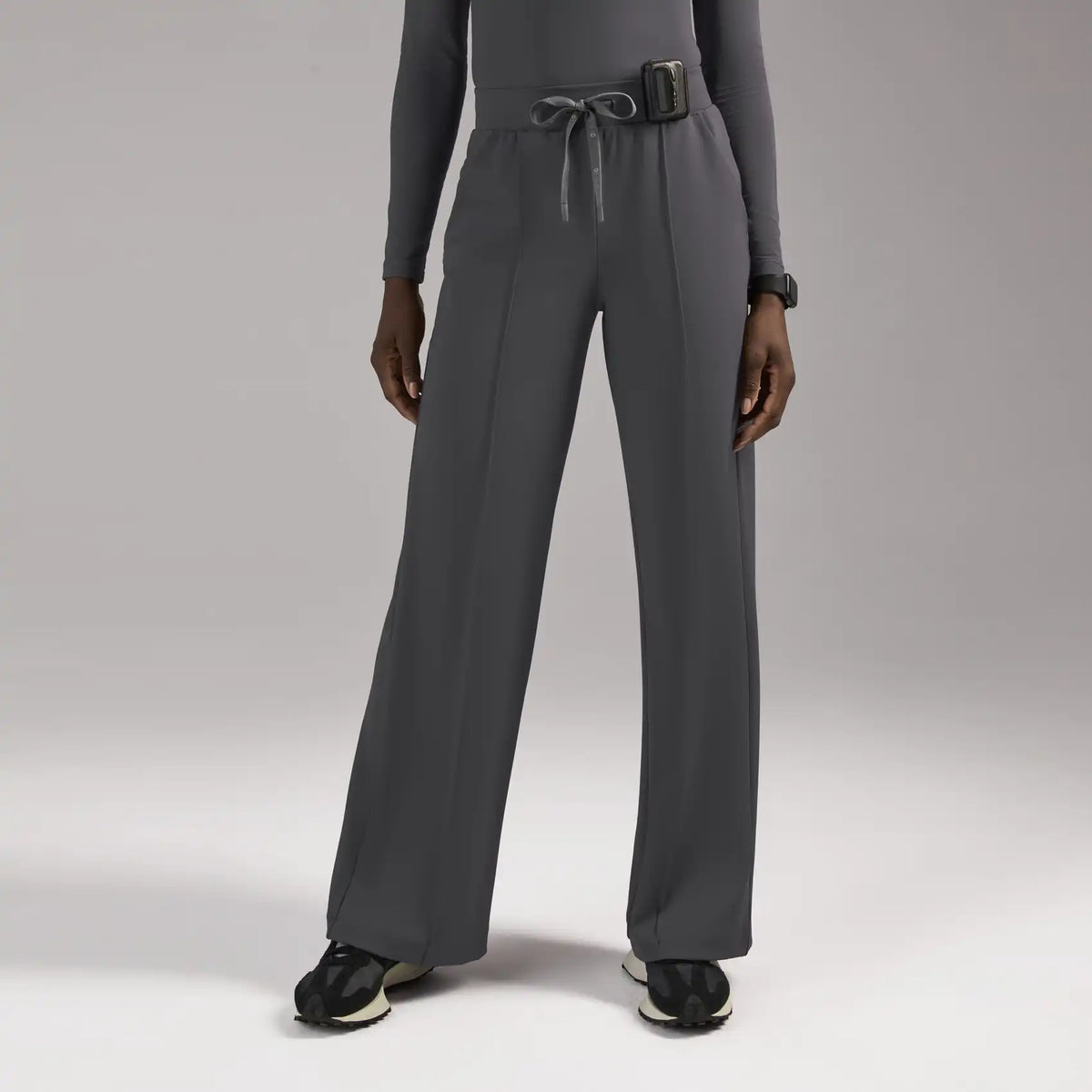 Salina High-Rise Wide-Leg Scrub Pant