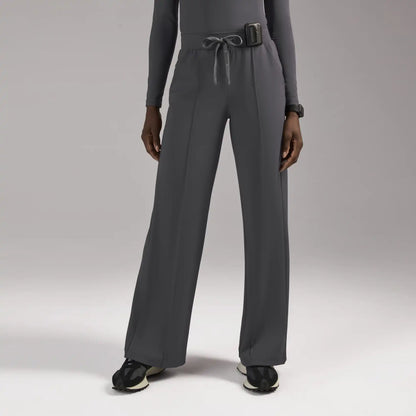 Salina High-Rise Wide-Leg Scrub Pant