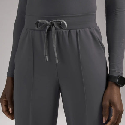 Salina High-Rise Wide-Leg Scrub Pant