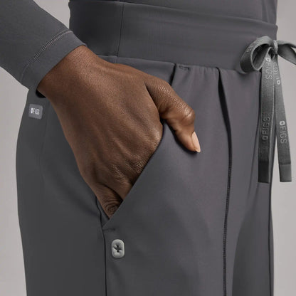 Salina High-Rise Wide-Leg Scrub Pant