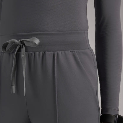 Salina High-Rise Wide-Leg Scrub Pant