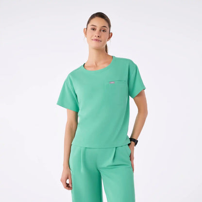 Cabral Relaxed Crewneck Scrub Top