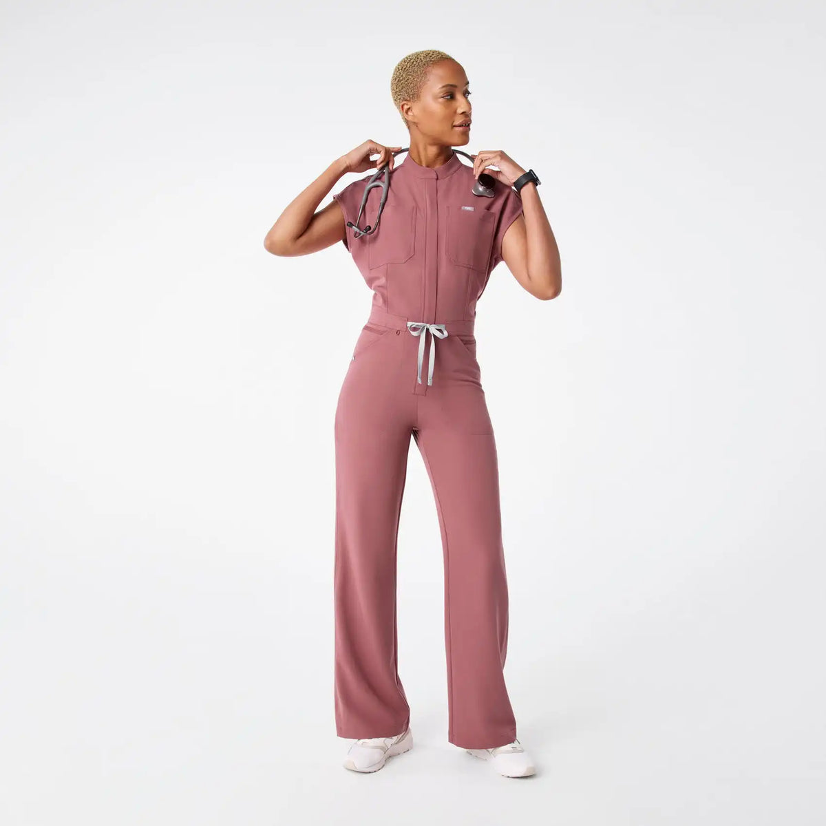 Rafaela Wide-Leg ScrubJumpsuit™
