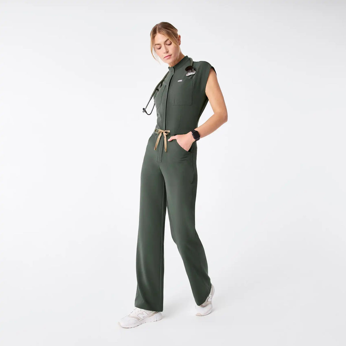 Rafaela Wide-Leg ScrubJumpsuit™
