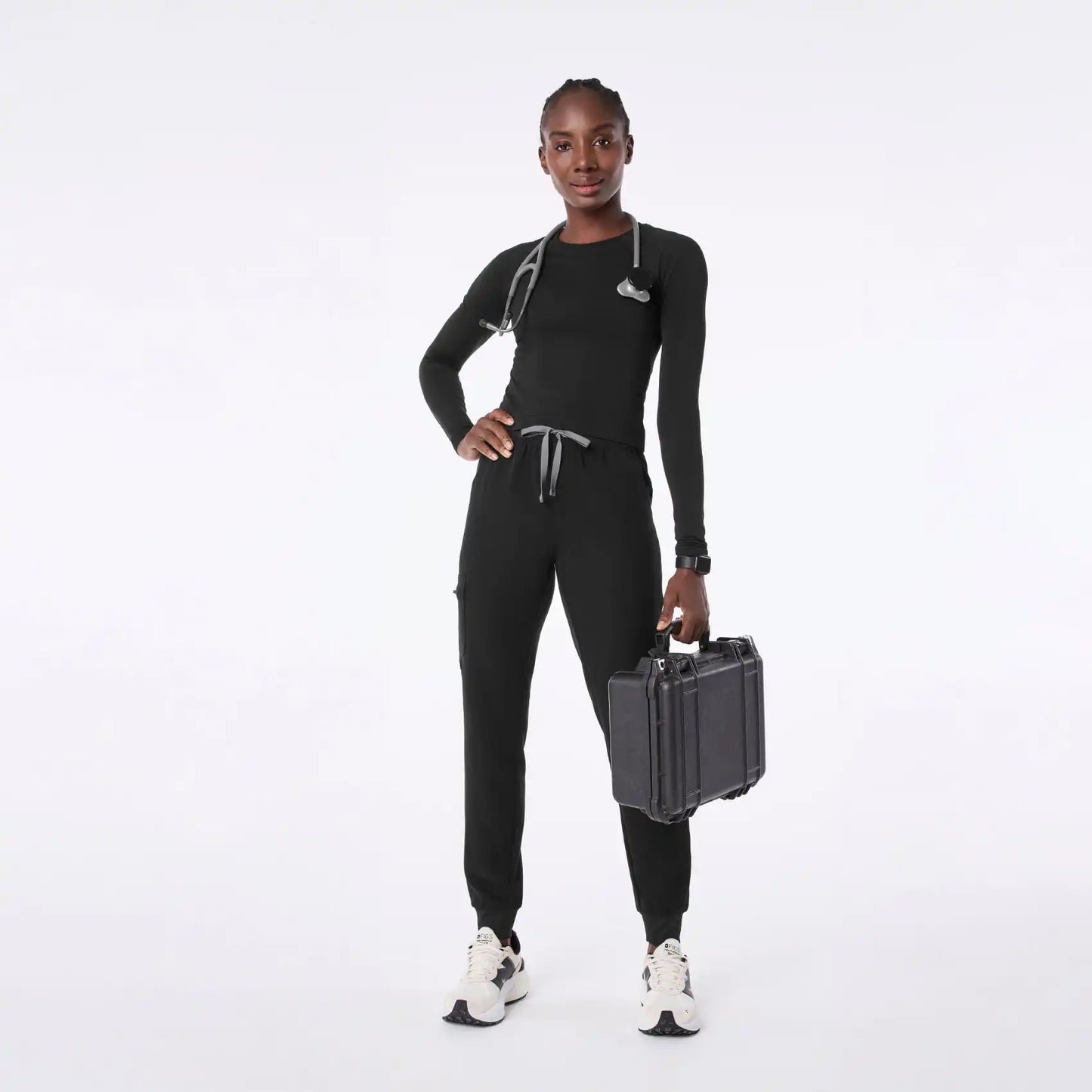 Salta Cropped Long-Sleeve Underscrub