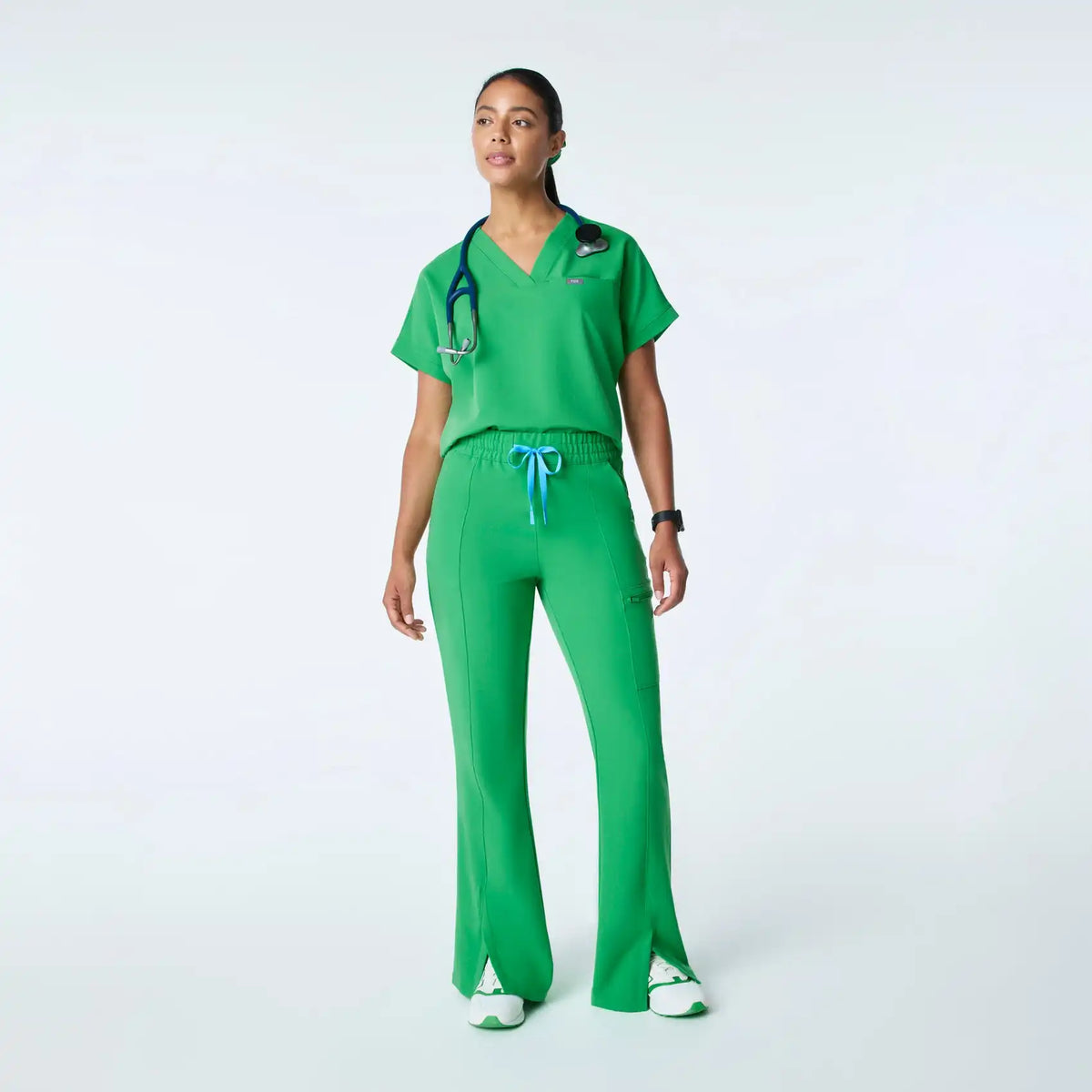 Carlota Relaxed V-Neck Scrub Top