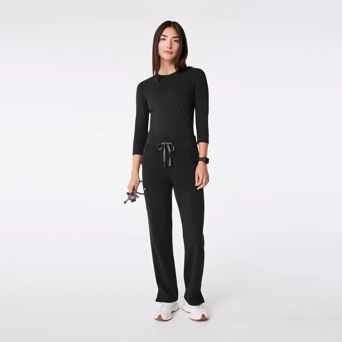 Palmer Ribbed ¾ Sleeve Underscrub