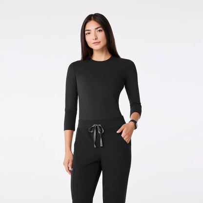 Palmer Ribbed ¾ Sleeve Underscrub