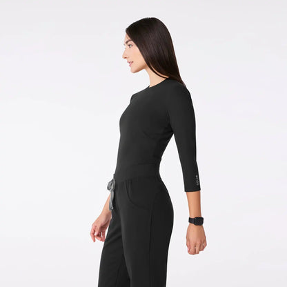 Palmer Ribbed ¾ Sleeve Underscrub