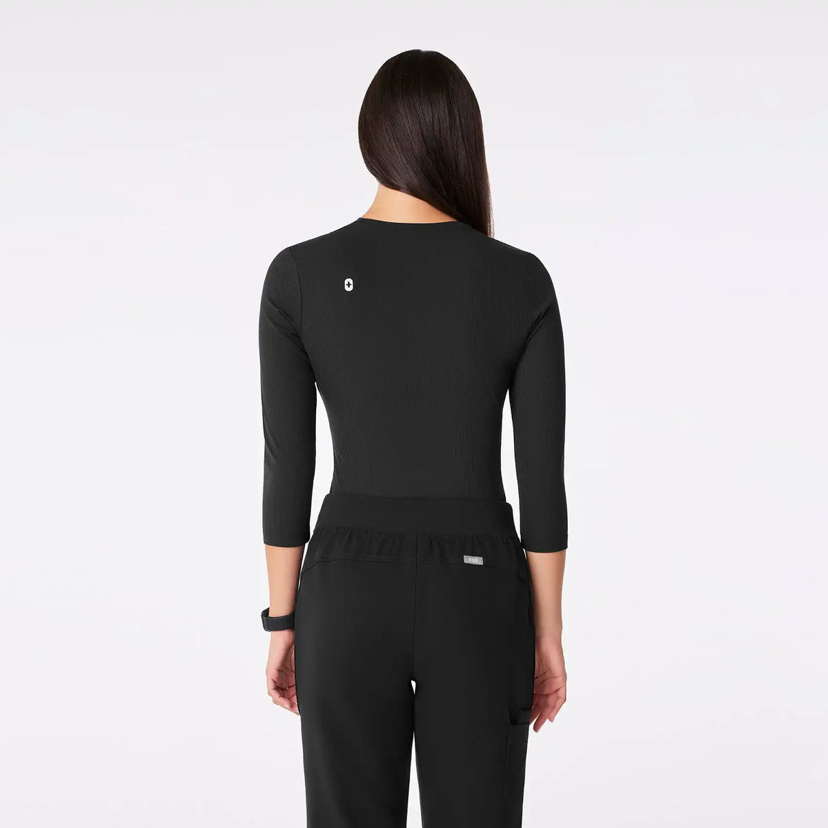 Palmer Ribbed ¾ Sleeve Underscrub