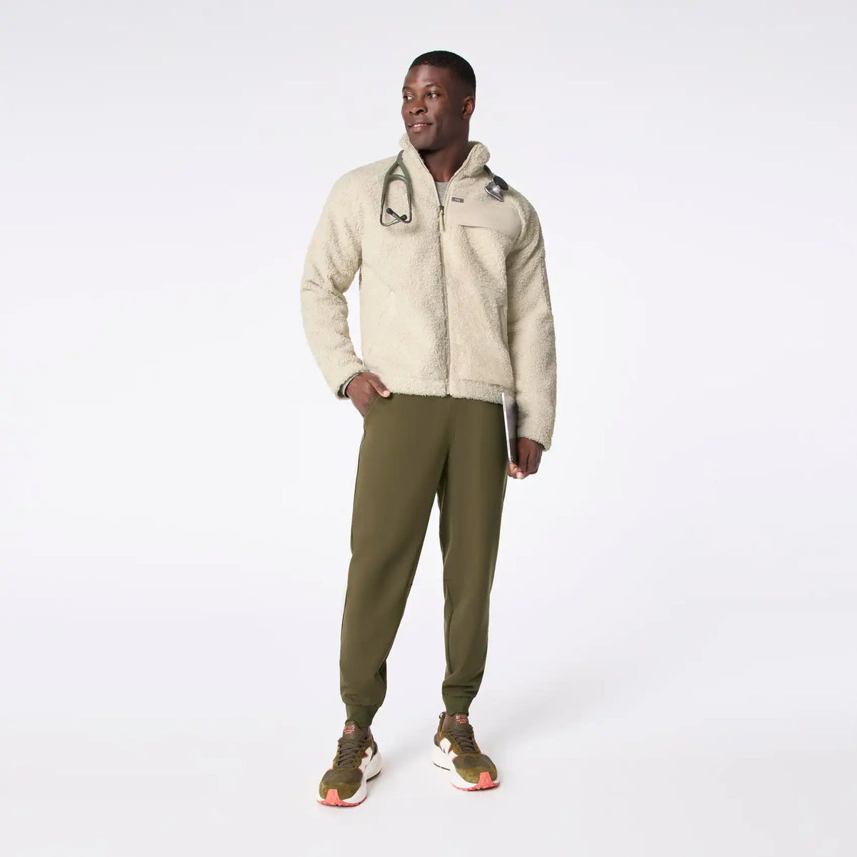High-Pile Fleece Bomber Jacket