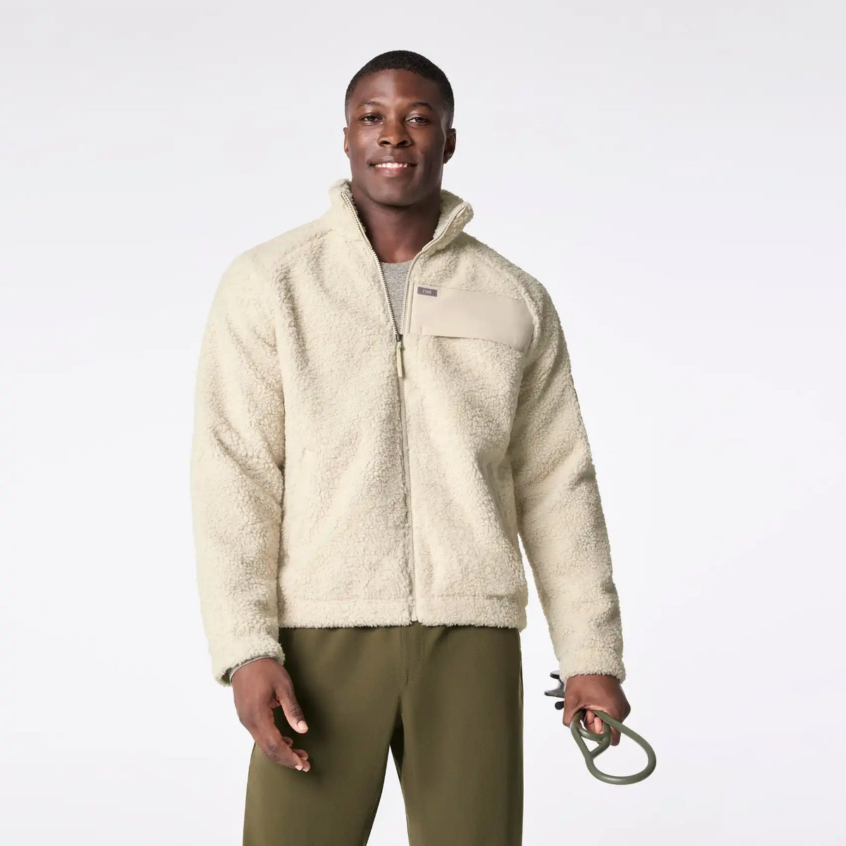 High-Pile Fleece Bomber Jacket