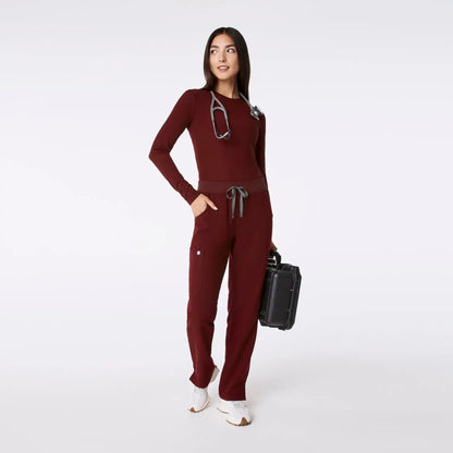 Palmer Ribbed Long-Sleeve Underscrub