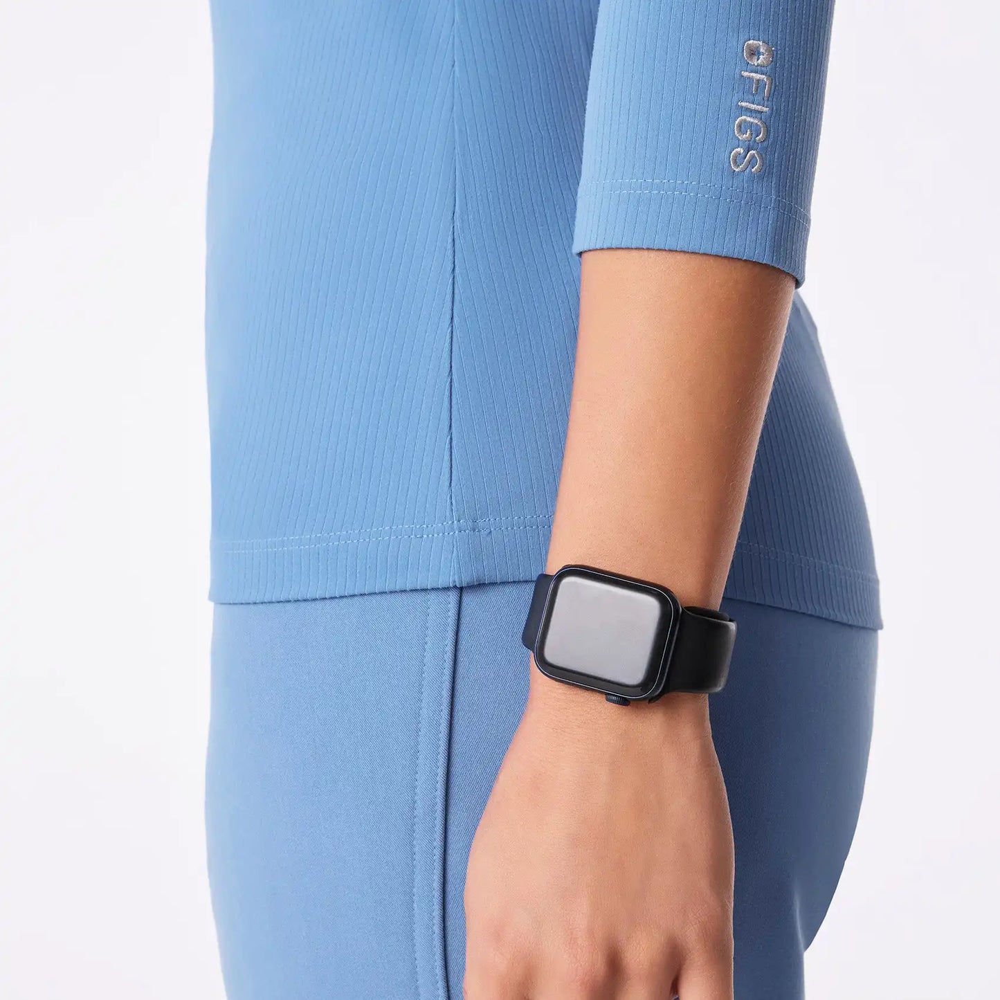 Palmer Ribbed ¾ Sleeve Underscrub