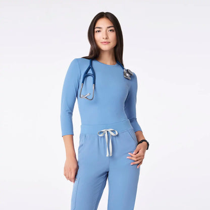 Palmer Ribbed ¾ Sleeve Underscrub