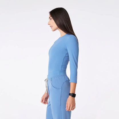Palmer Ribbed ¾ Sleeve Underscrub