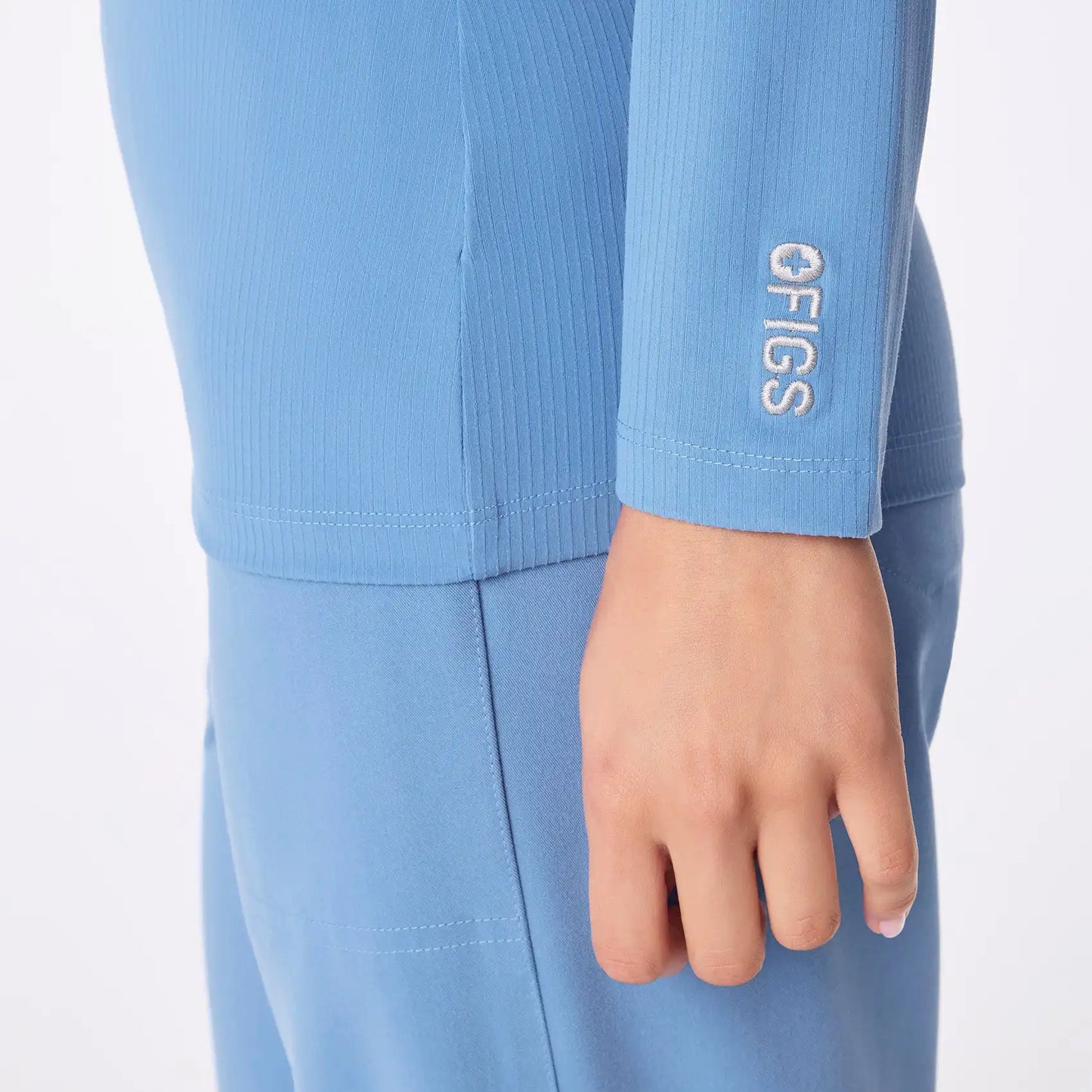 Palmer Ribbed Long-Sleeve Underscrub