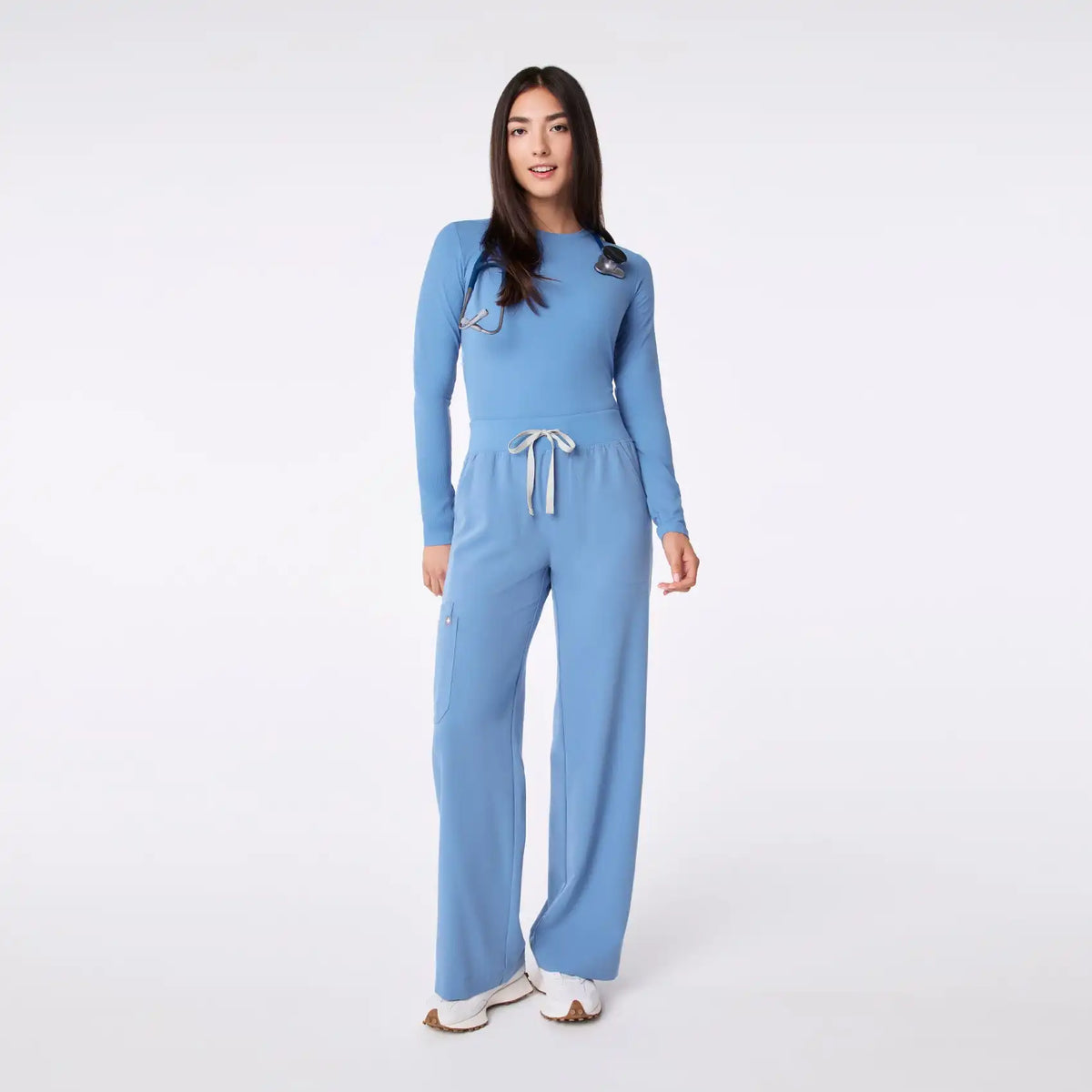 Palmer Ribbed Long-Sleeve Underscrub