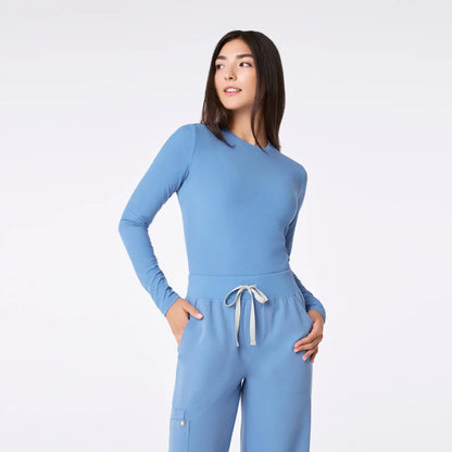 Palmer Ribbed Long-Sleeve Underscrub
