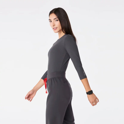 Palmer Ribbed ¾ Sleeve Underscrub