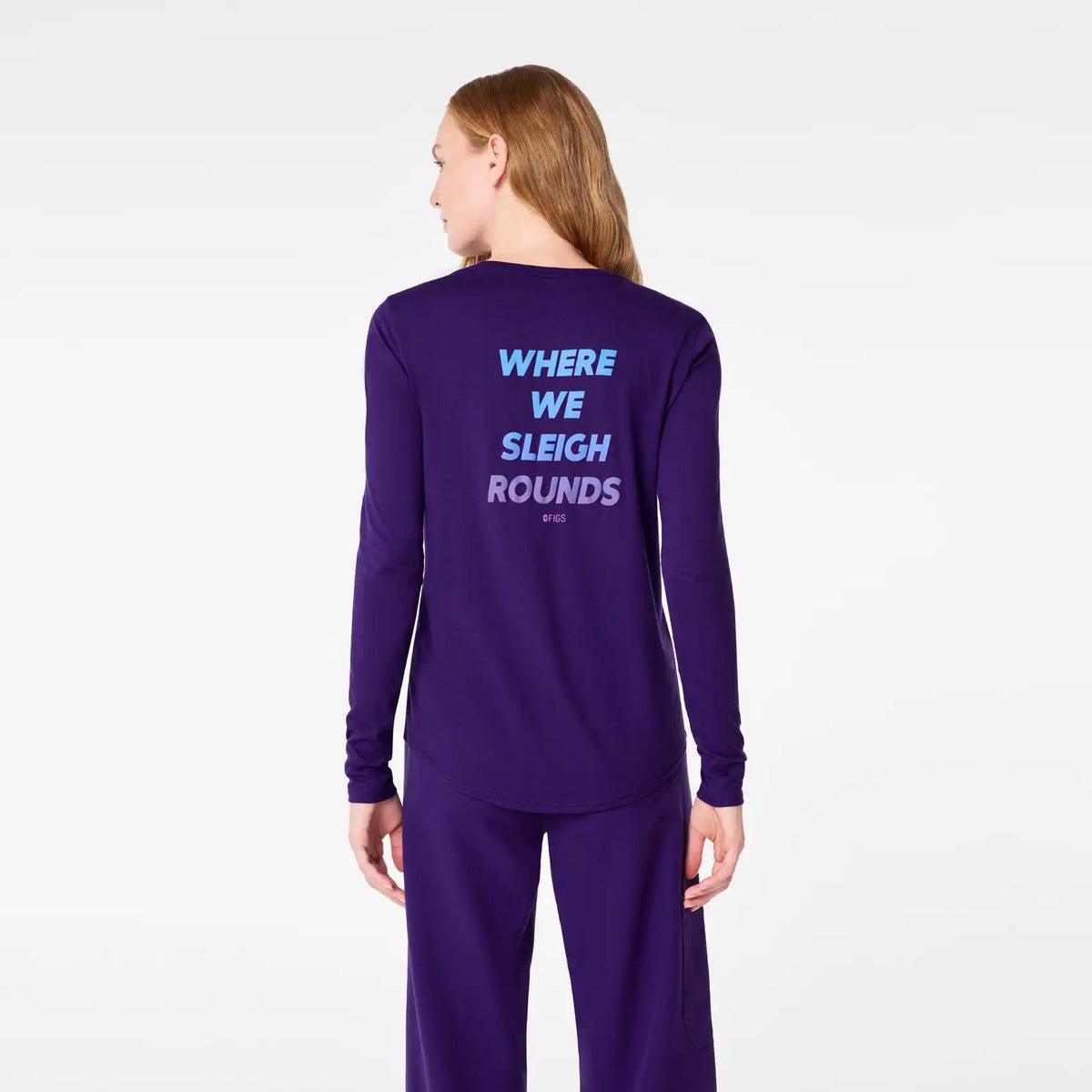 Sleigh Rounds Long-Sleeve Underscrub