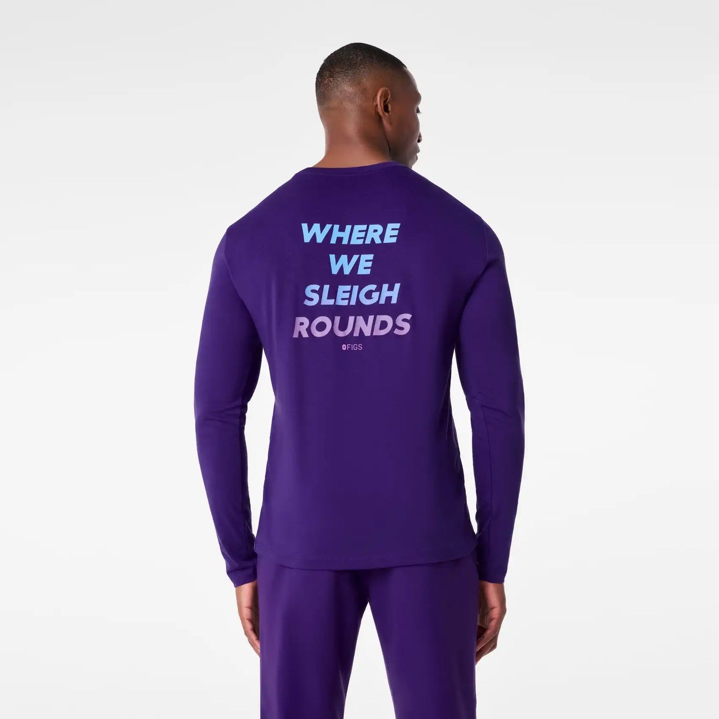 Sleigh Rounds Long-Sleeve Underscrub