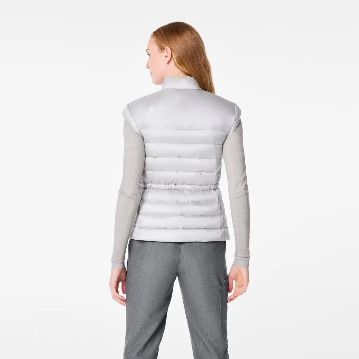 Metallic Puffer Vest