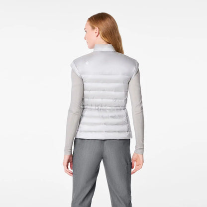 Metallic Puffer Vest