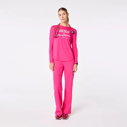 Where Days Are Merry, Bright and Overcaffeinated Long-Sleeve Underscrub