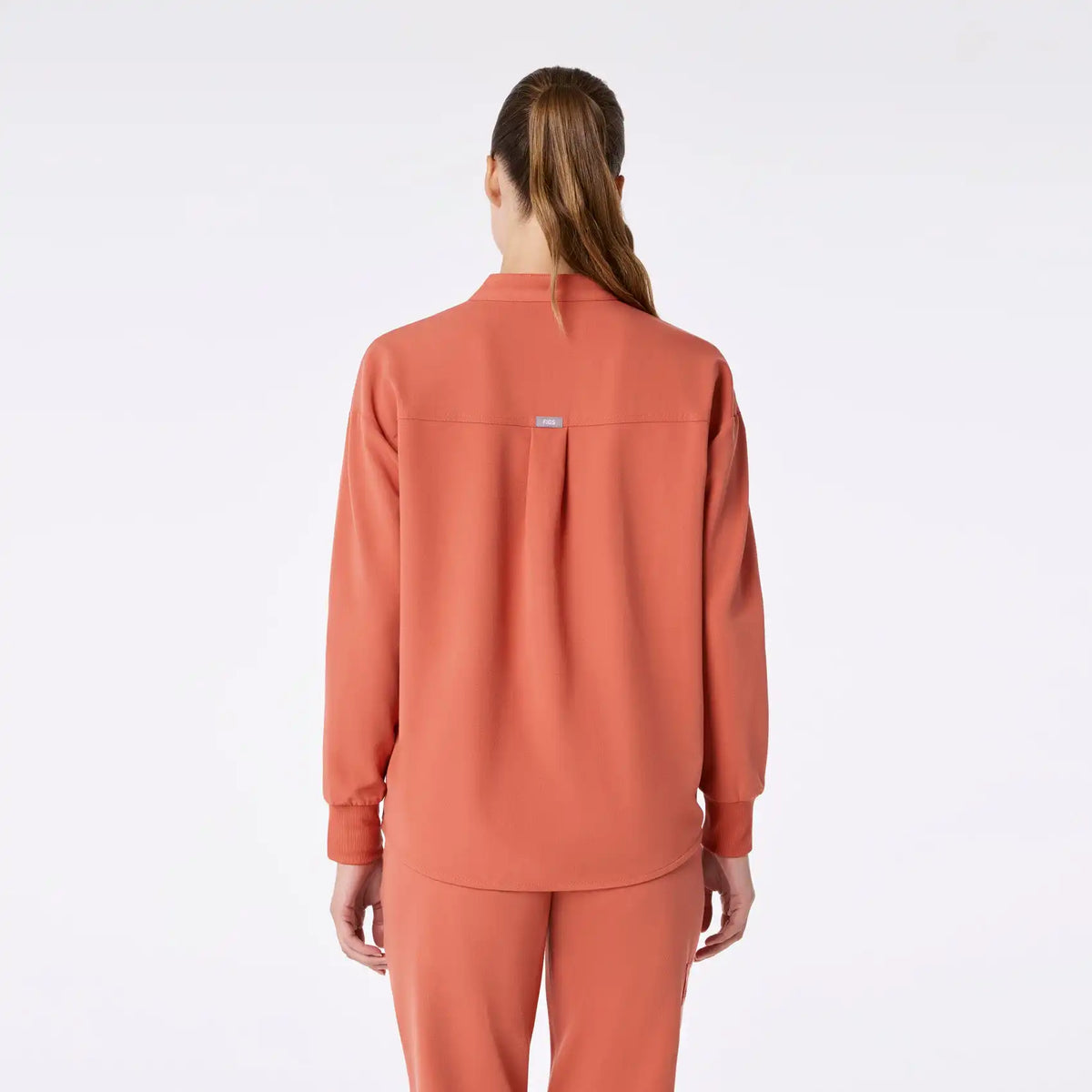 Rafaela Oversized Long-Sleeve Scrub Top™