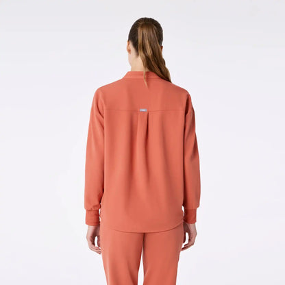 Rafaela Oversized Long-Sleeve Scrub Top™