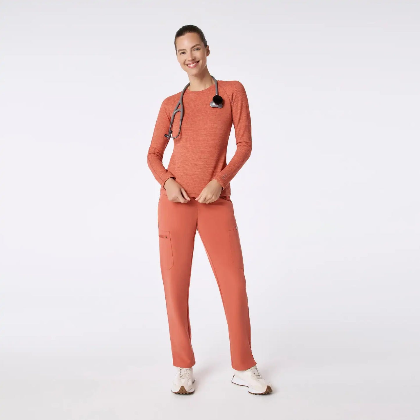 Waffle Long-Sleeve Underscrub