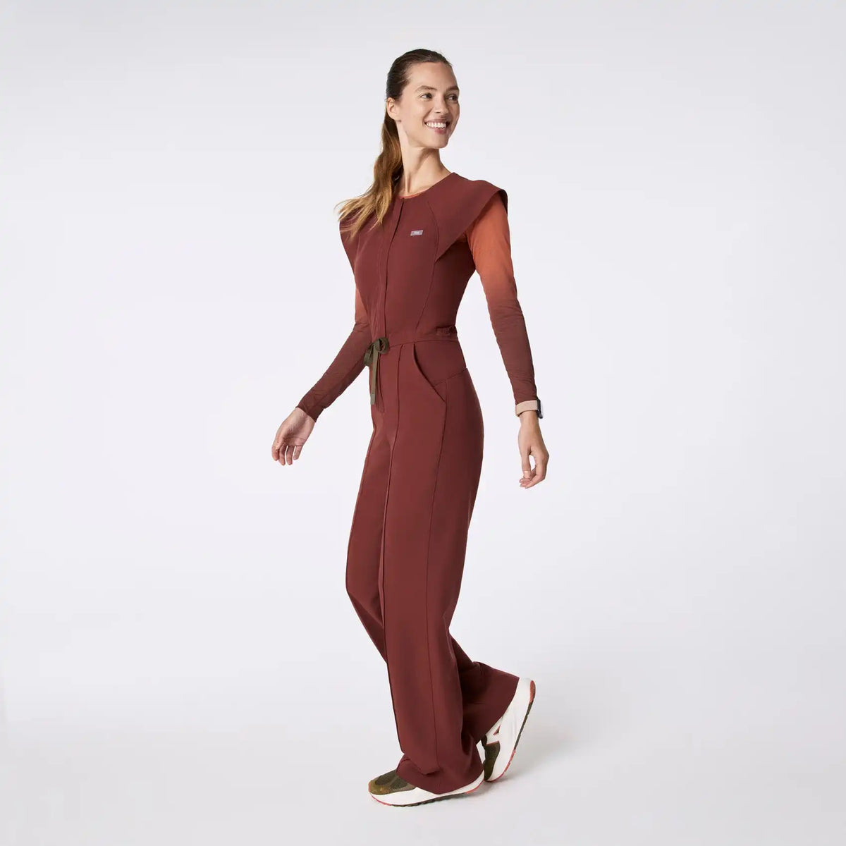 Layton Crewneck Wide-Leg ScrubJumpsuit™