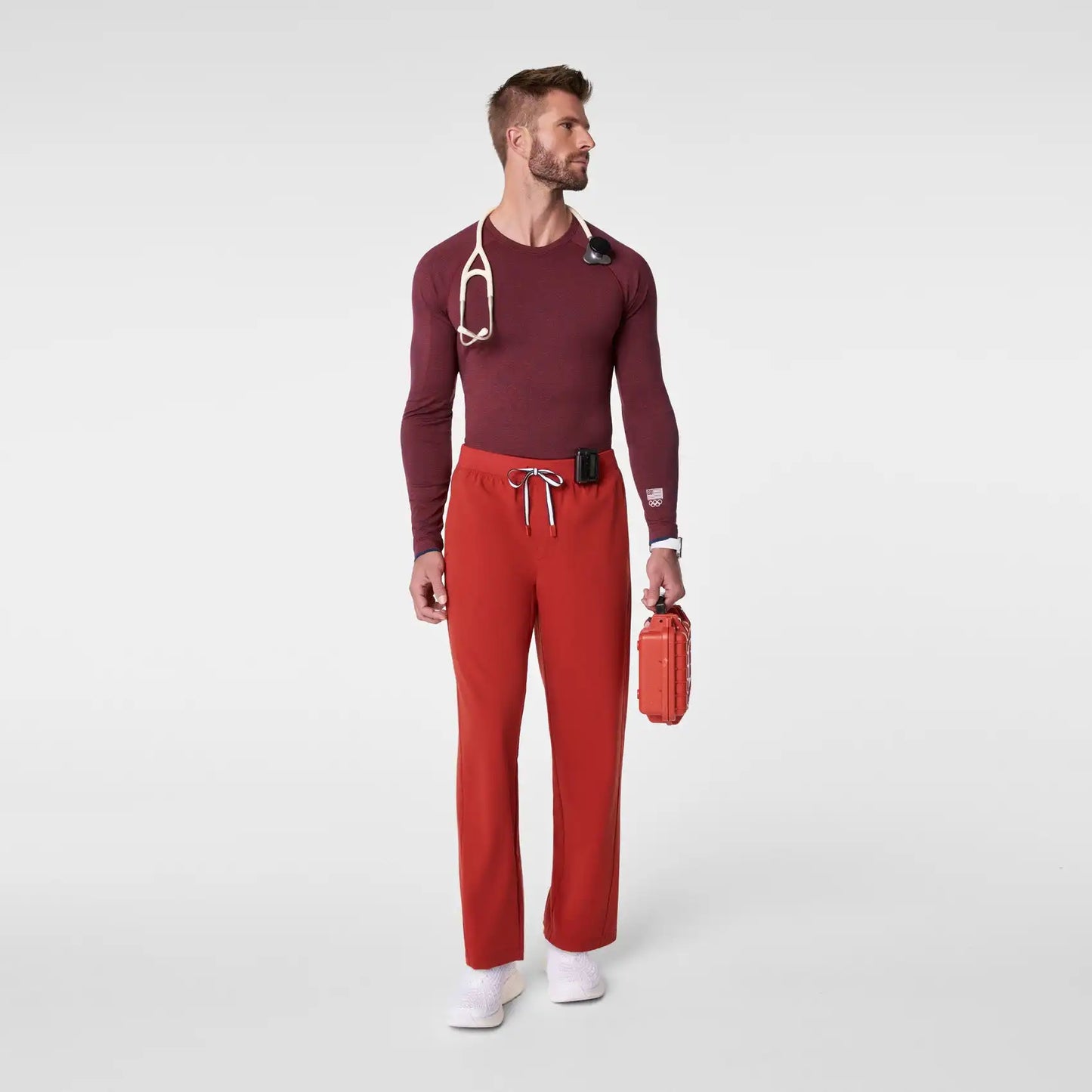 FIGS x Team USA Makato Long-Sleeve Underscrub