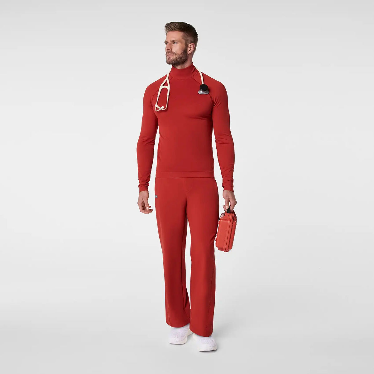 FIGS x Team USA Mock-Neck Long-Sleeve Underscrub