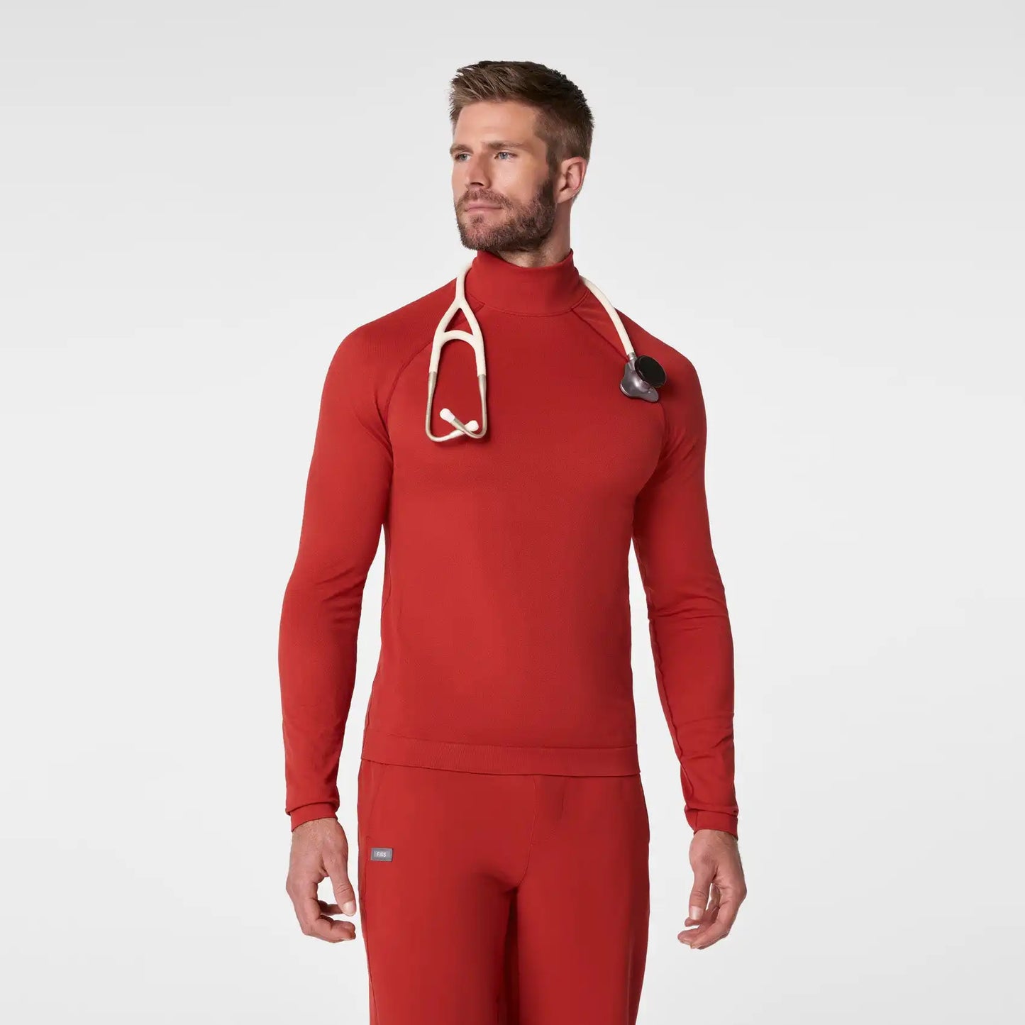 FIGS x Team USA Mock-Neck Long-Sleeve Underscrub