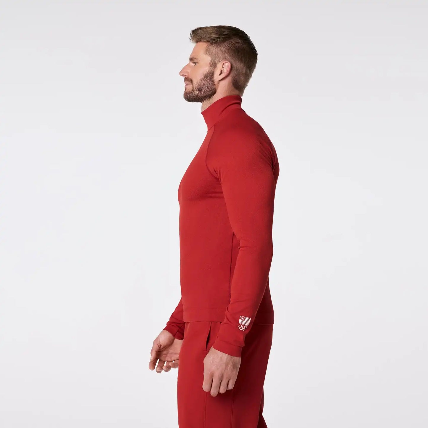 FIGS x Team USA Mock-Neck Long-Sleeve Underscrub