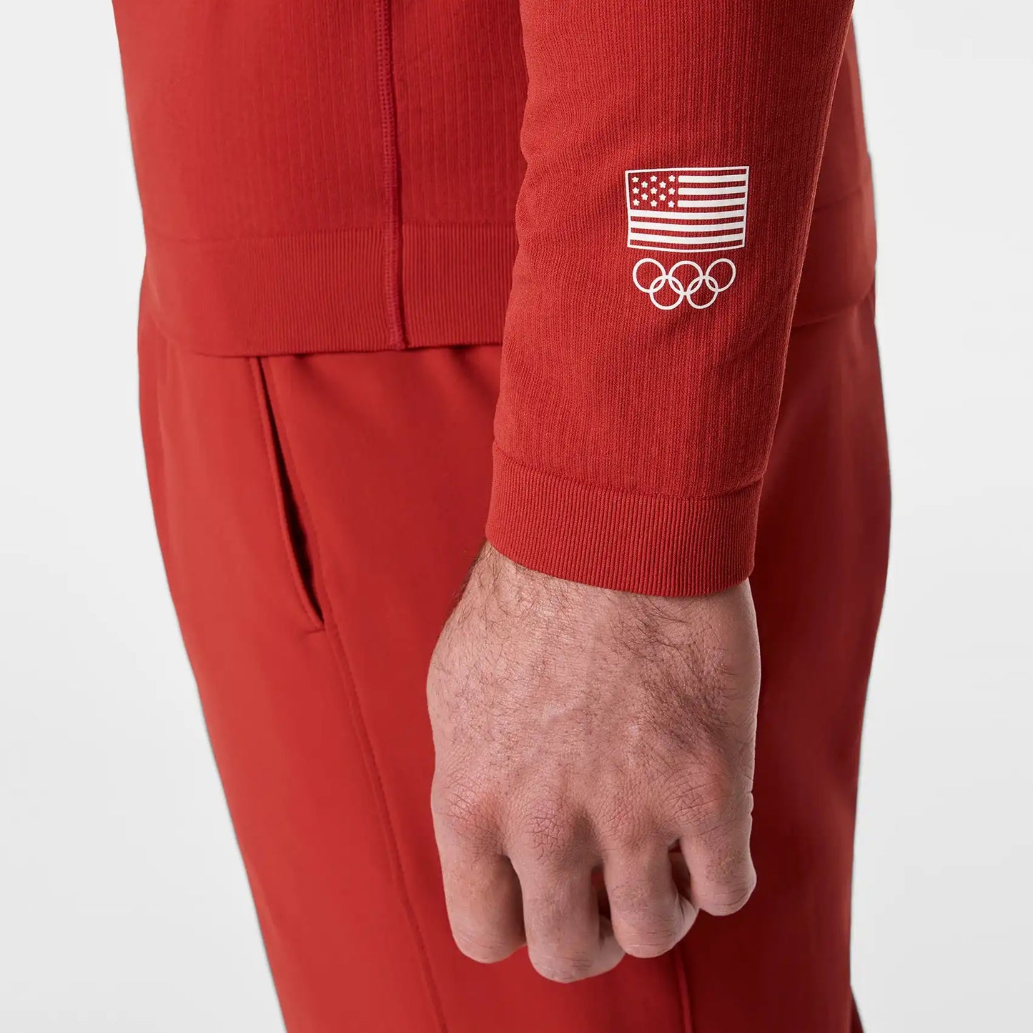 FIGS x Team USA Mock-Neck Long-Sleeve Underscrub