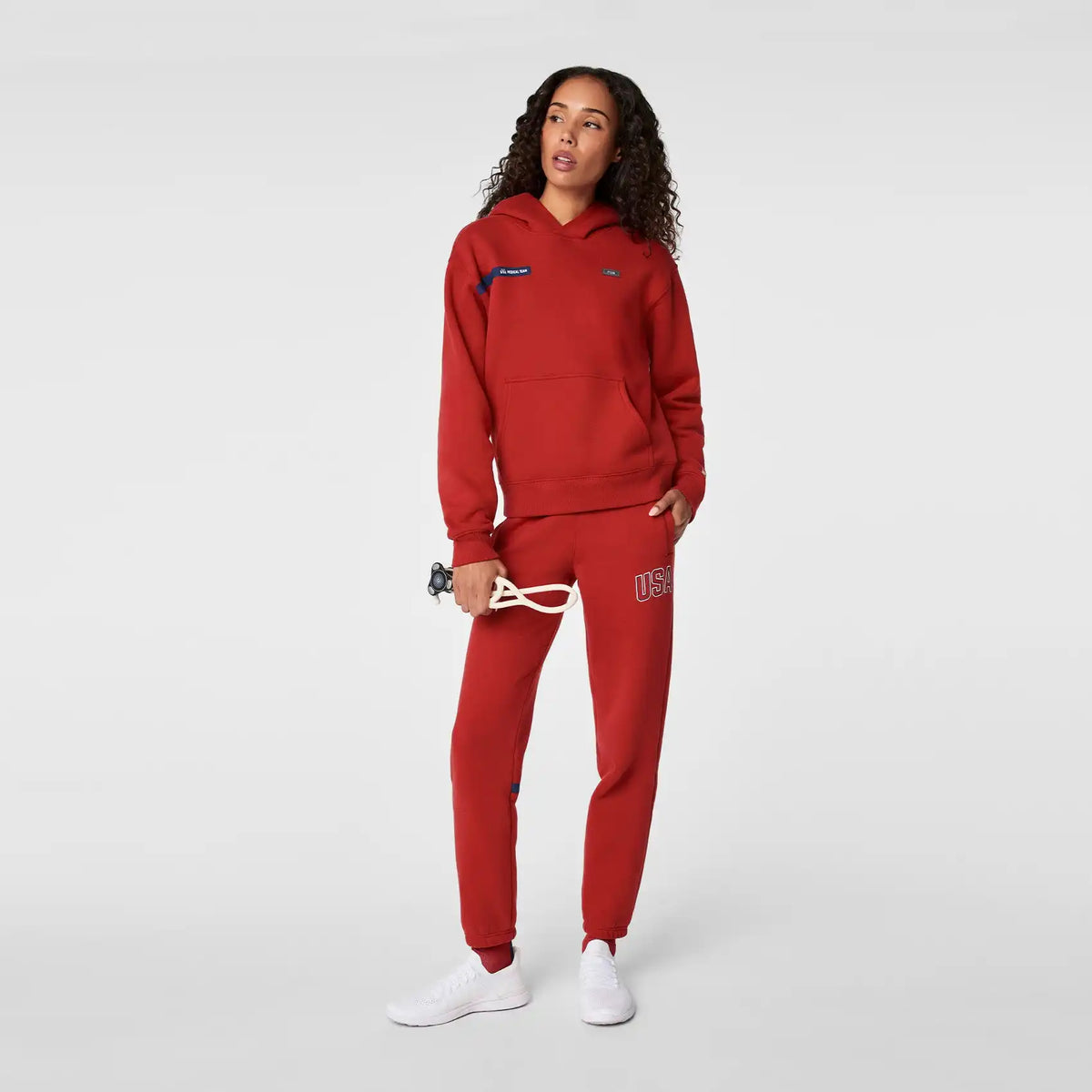 FIGS x Team USA Hoodie Sweatshirt