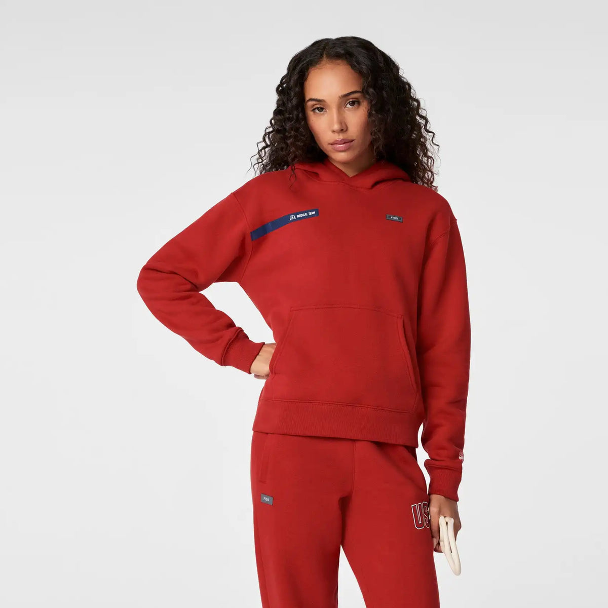 FIGS x Team USA Hoodie Sweatshirt
